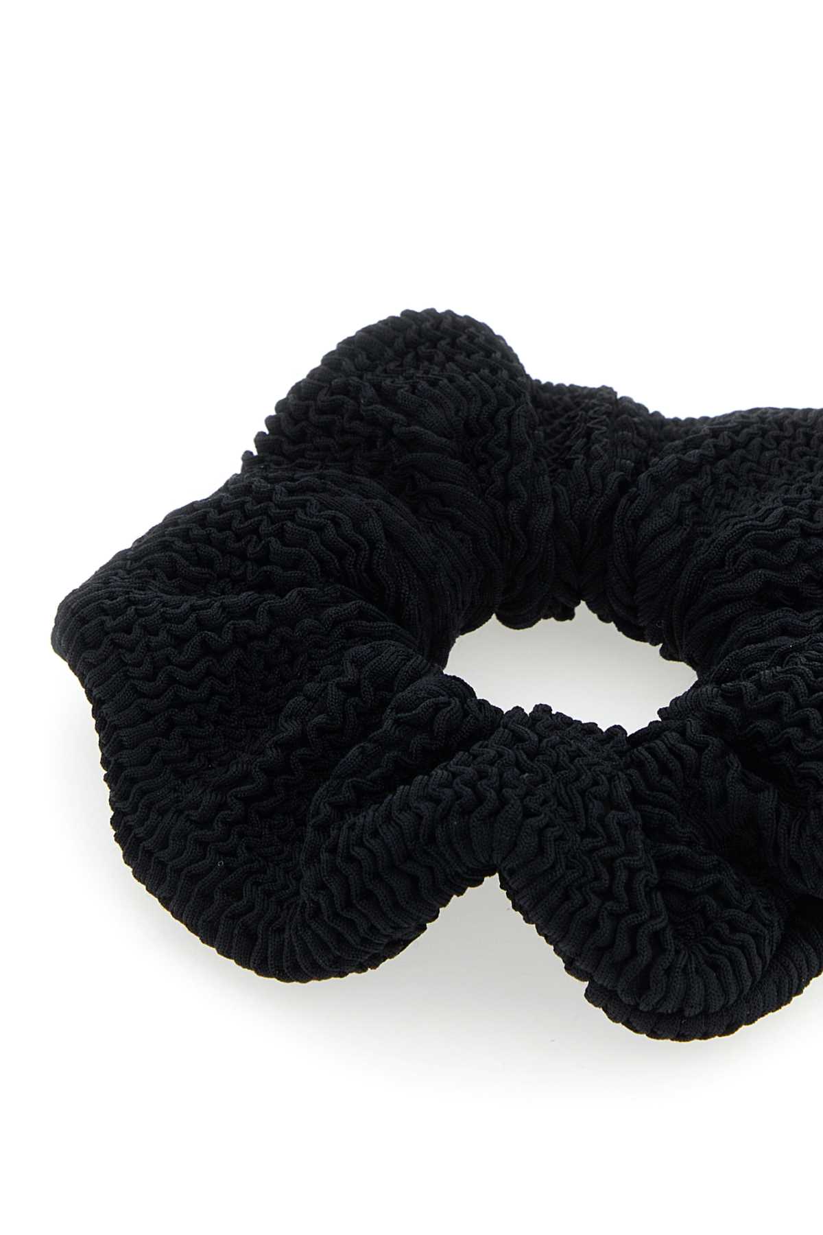 Hunza G Black Fabric Scrunchie