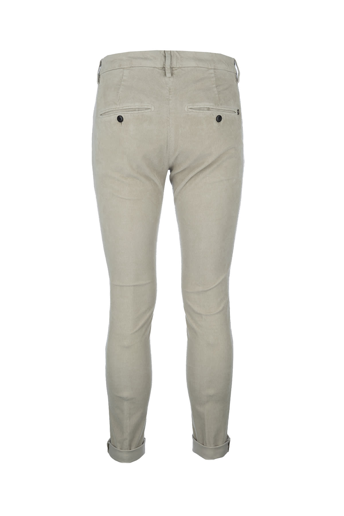 Dondup Gaubert Cotton Chino Trousers In Beige