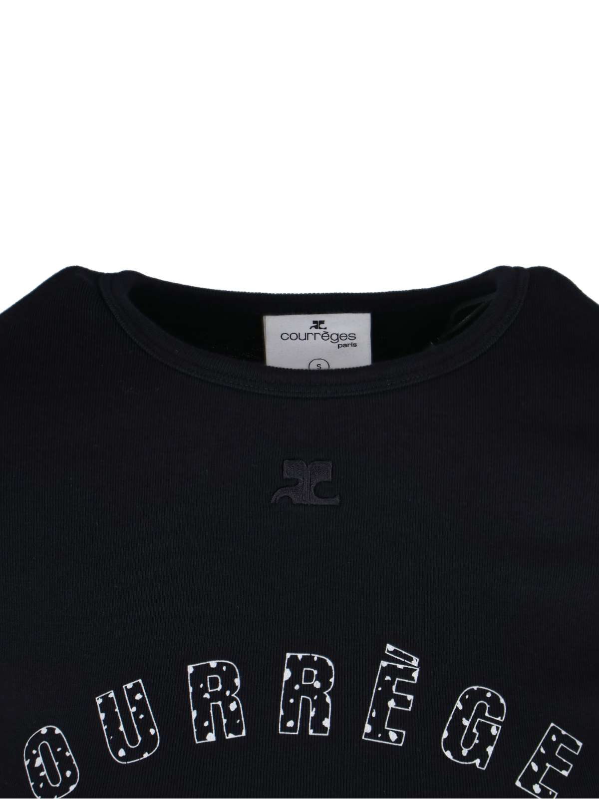 Courrèges Crew Neck Fitted Silhouette Short Sleeves