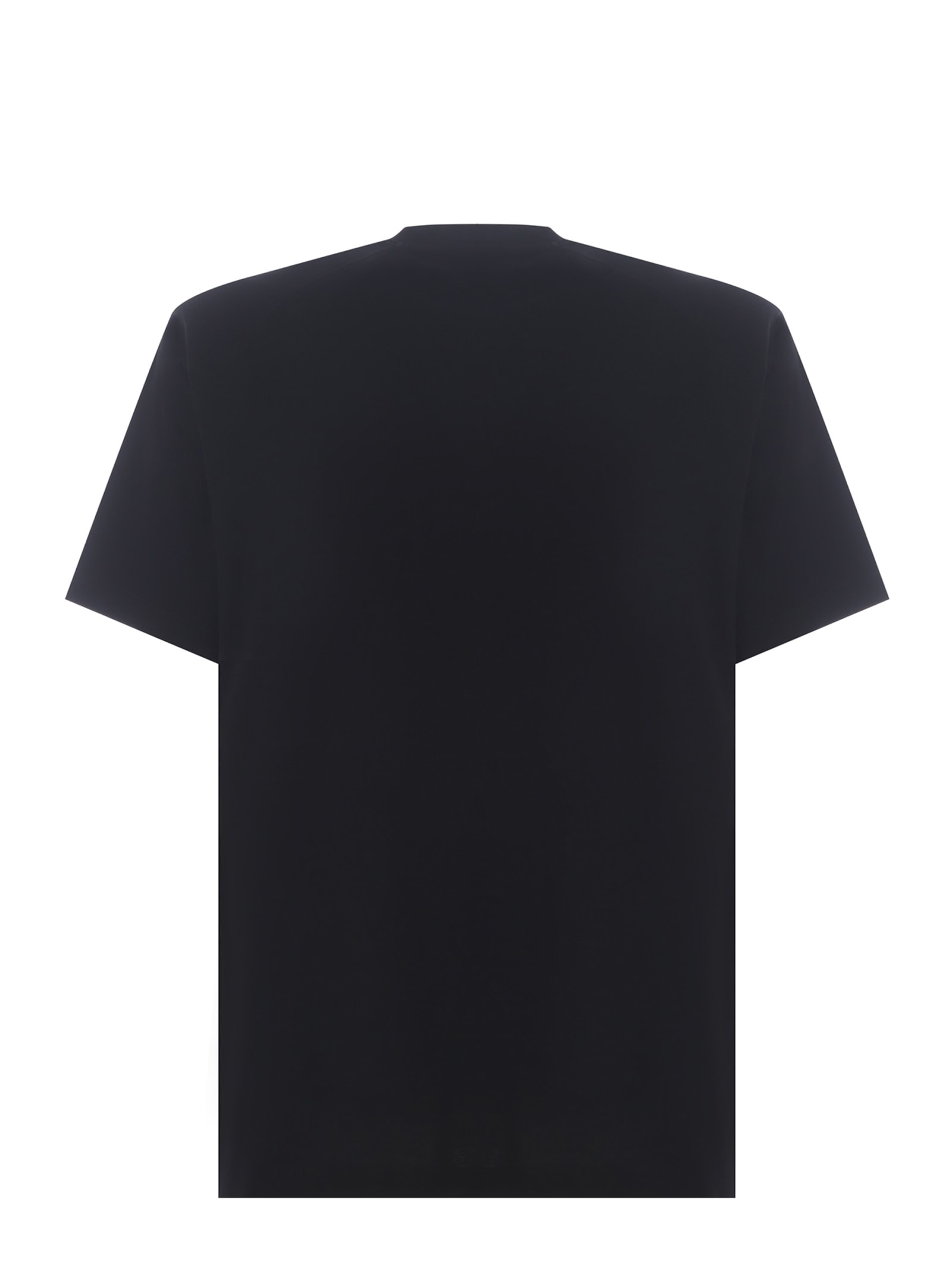 Shop Y-3 T-shirt  Relaxed Made Of Cotton In Black
