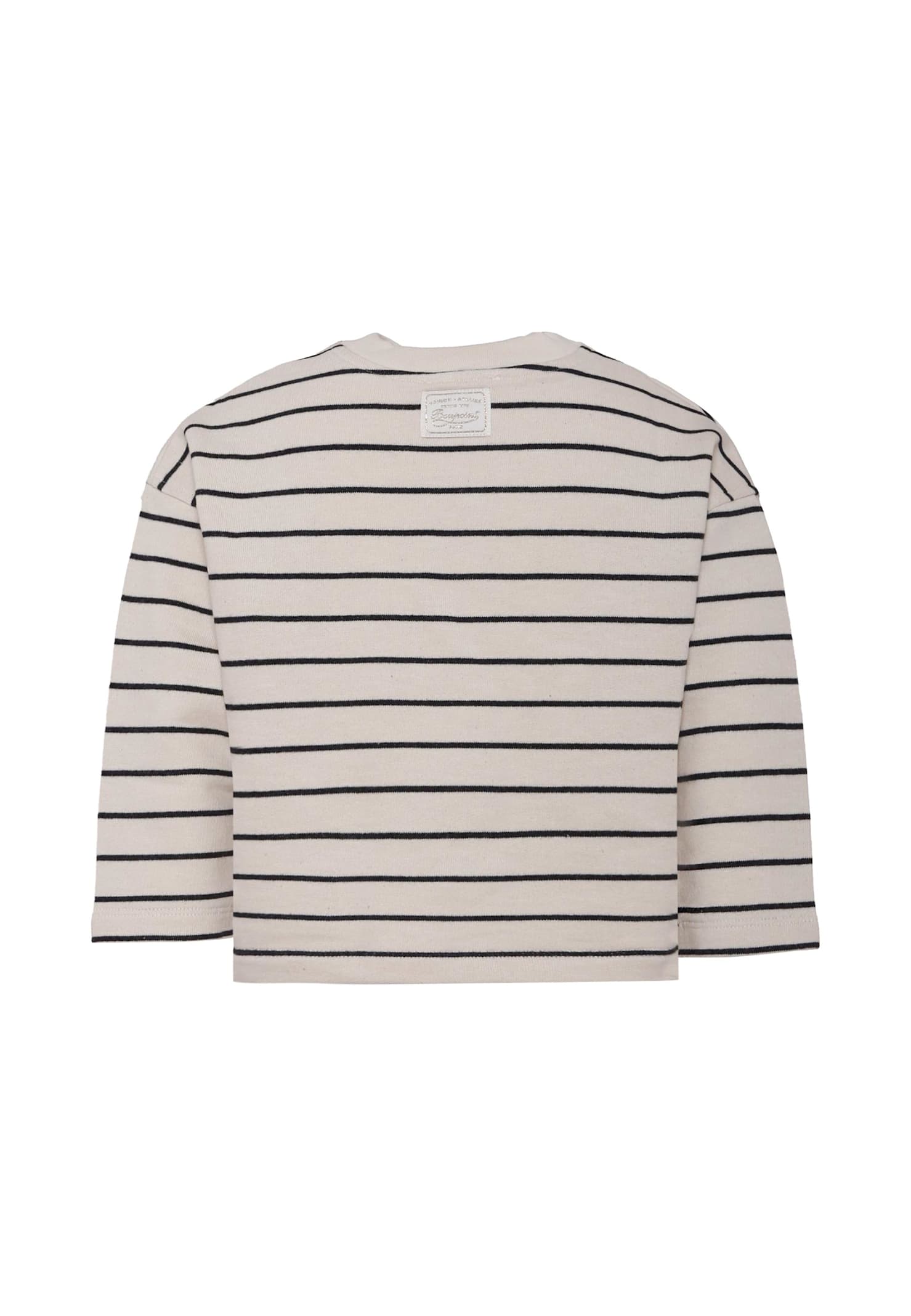 Bonpoint Ivory Sweatshirt For Girl With Camera In White