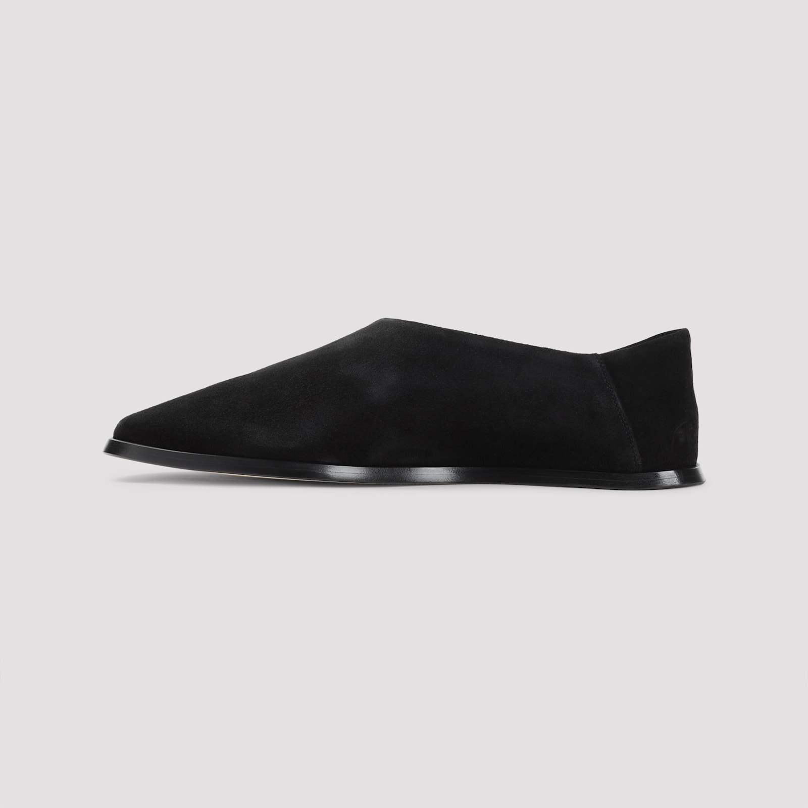 Fear Of God Suede Slip On Flat Sole Loafers In Brown