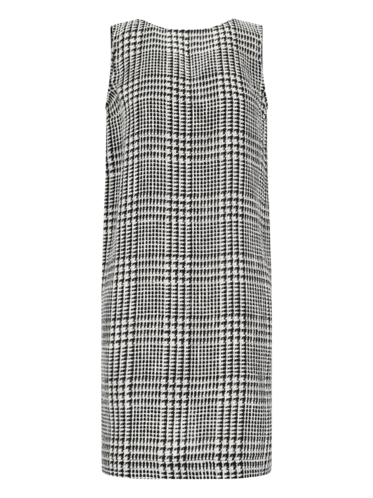 Houndstooth Foot Midi Dress