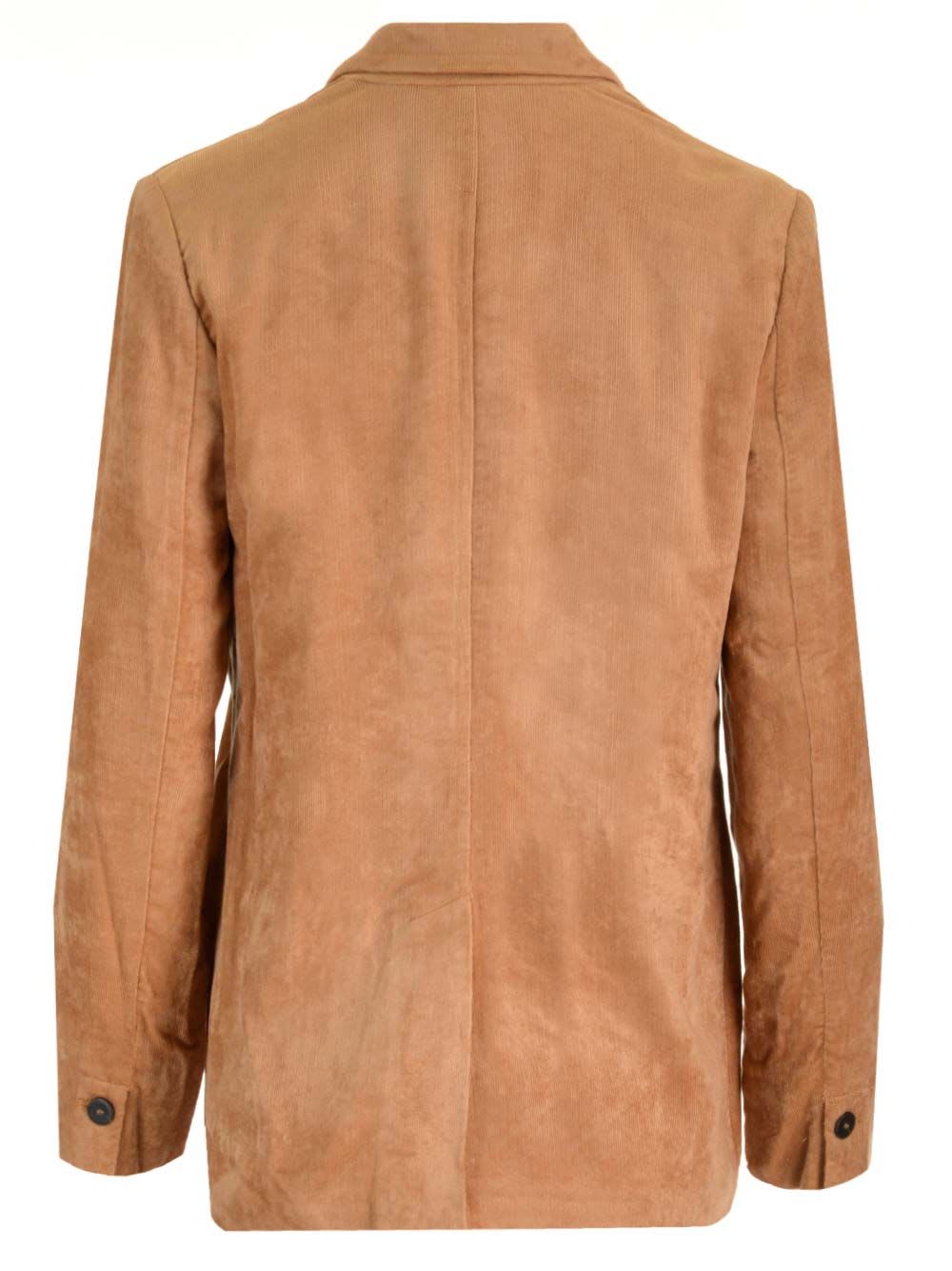 Shop Forte Forte Corduroy Blazer In Brown