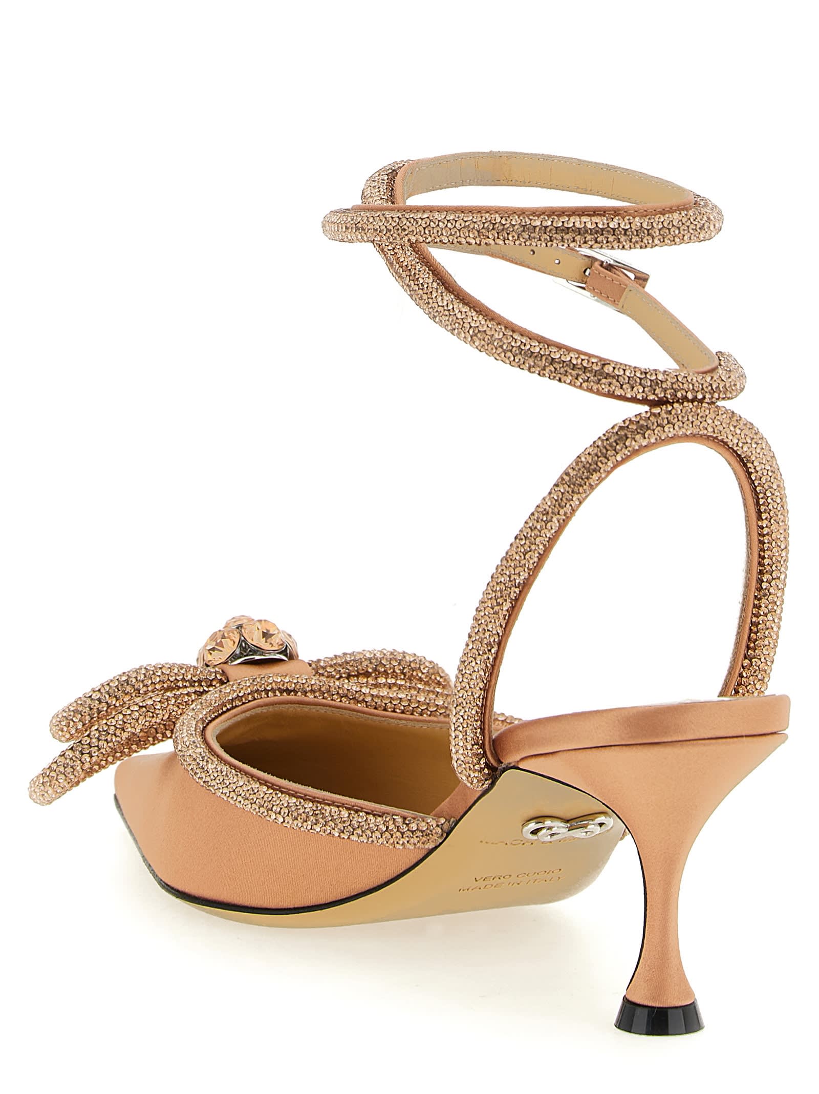Mach & Mach Double Bow Pumps In Pink