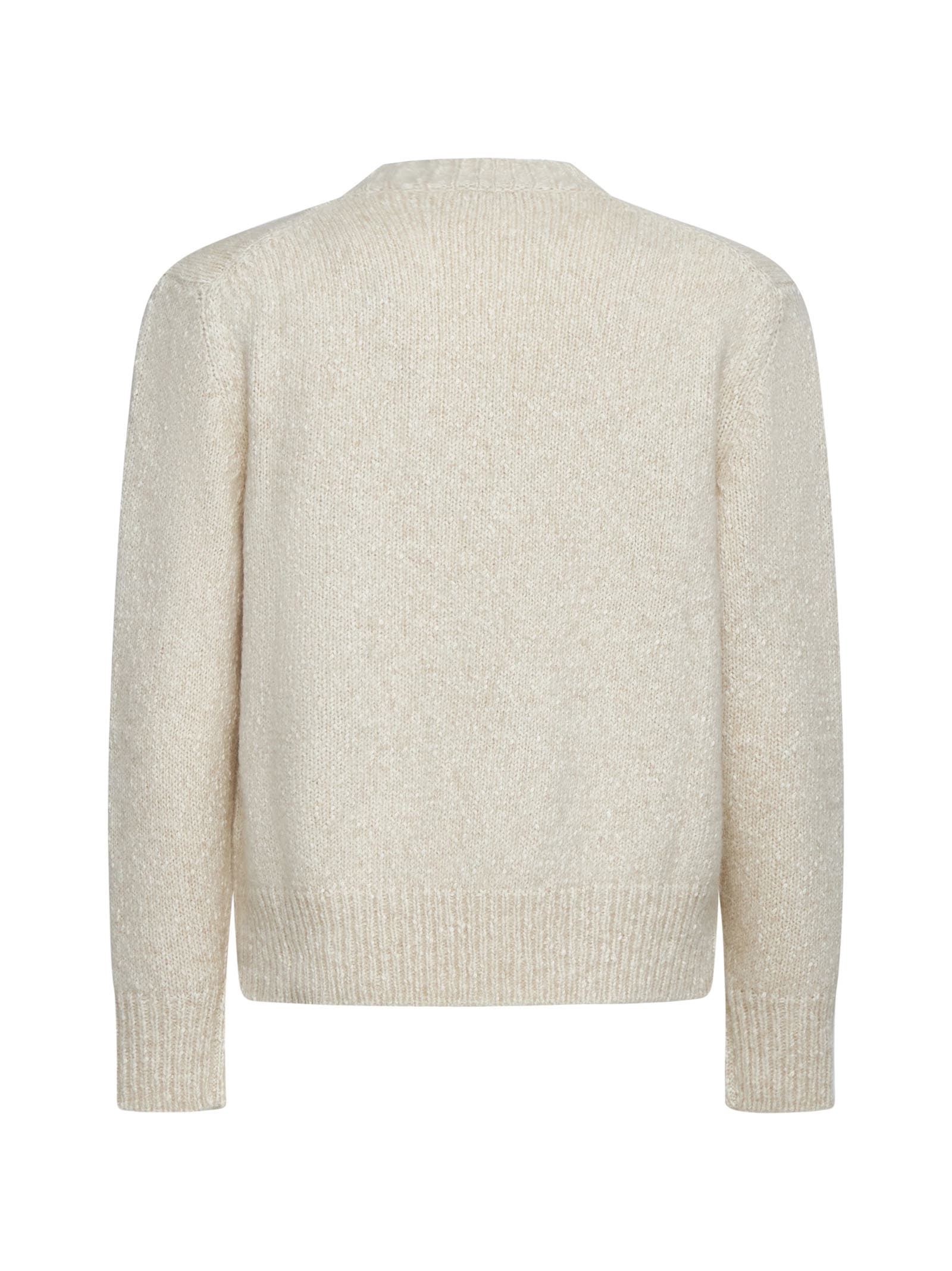 Shop Lardini Sweater In White