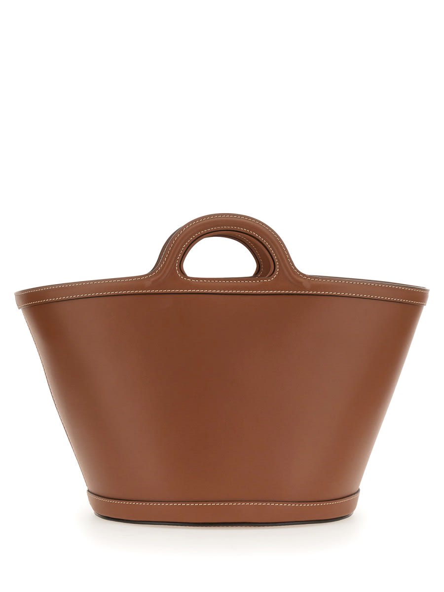 Shop Marni Tropicalia Small Bag In Brown