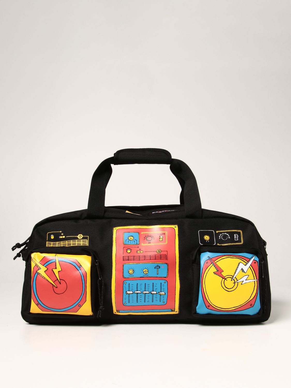 Mtv X Eastpak Travel Bag Mtv Duffel Mtv X Eastpak Duffel Bag In Canvas With Boombox Print