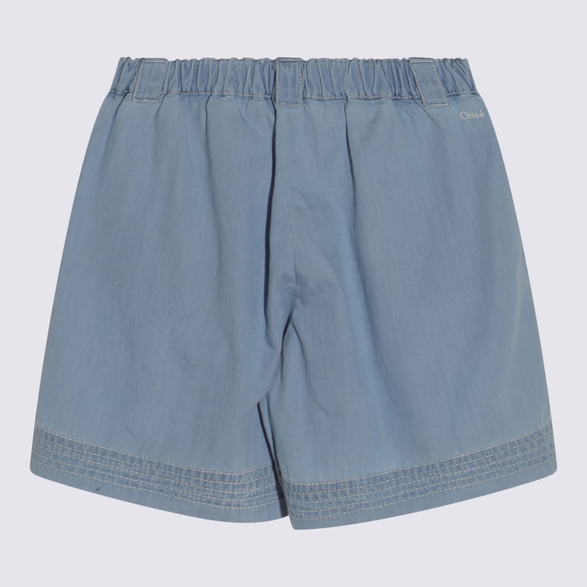 Chloé Grey Cotton Shorts