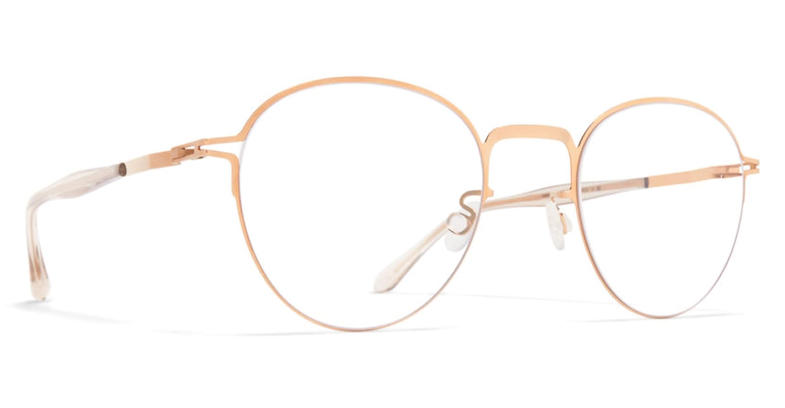 Mykita Tate - Champagne Gold Rx Glasses In Brown