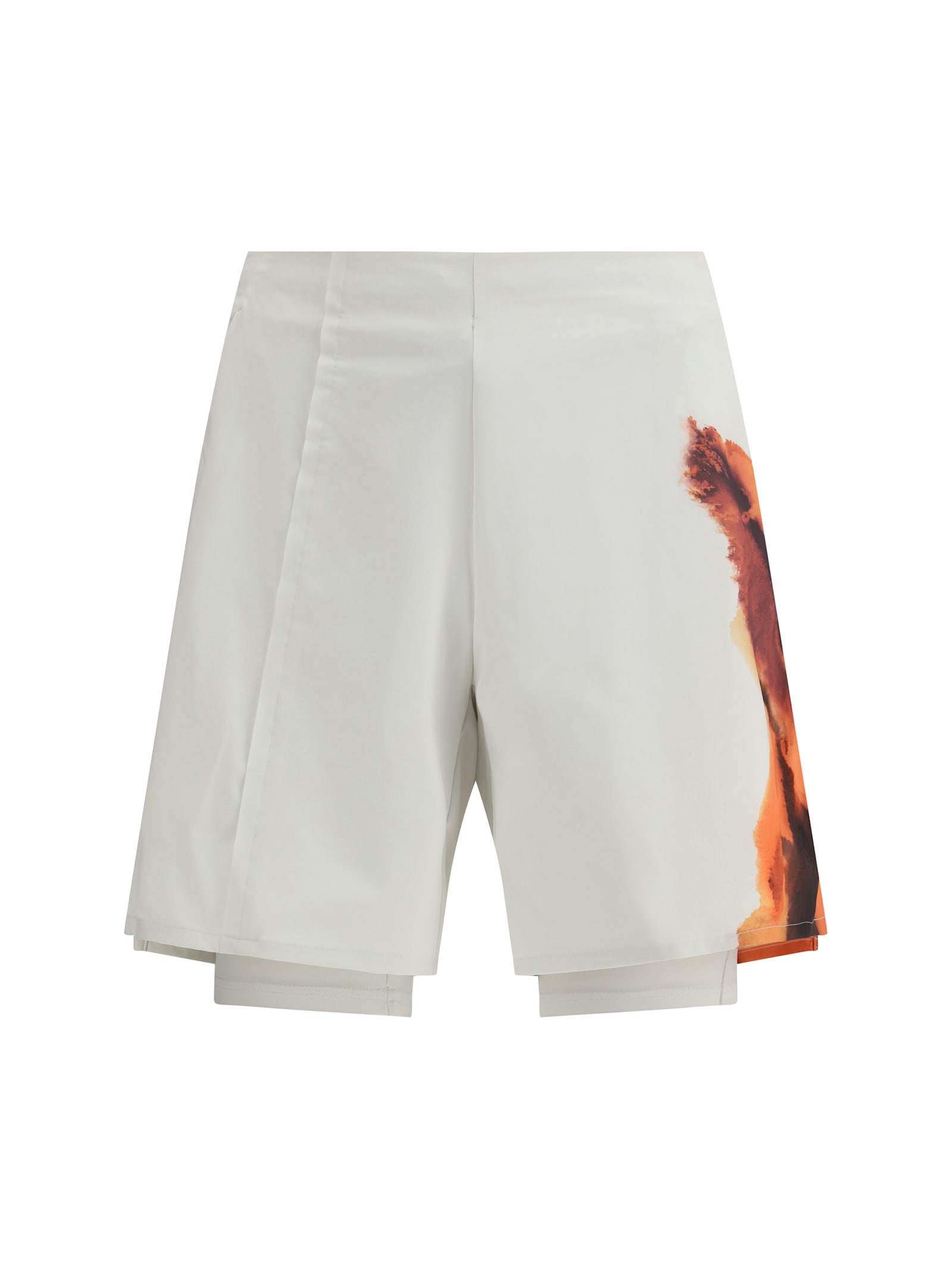 Y-3 Tennis Shorts And Leggings Set In Neutral