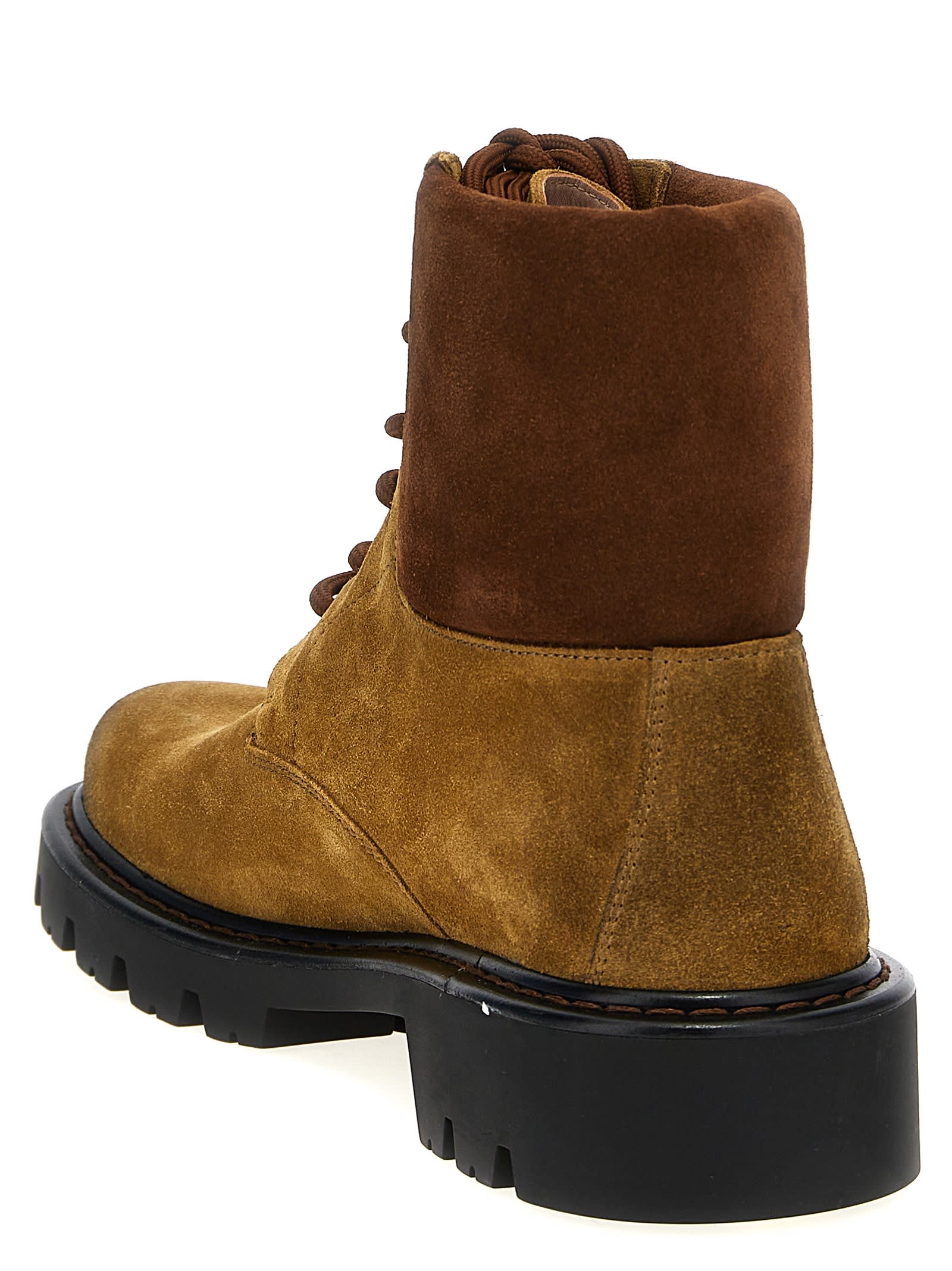 Shop Loewe Sierra Ankle Boots In Brown