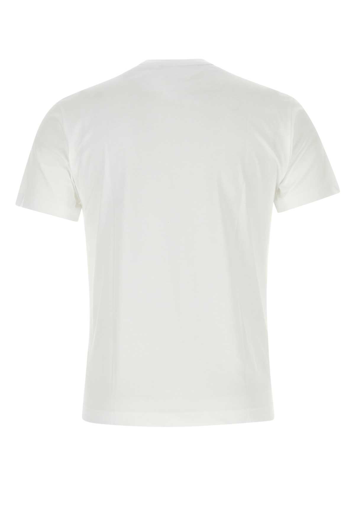 Comme Des Garçons White Cotton T-shirt