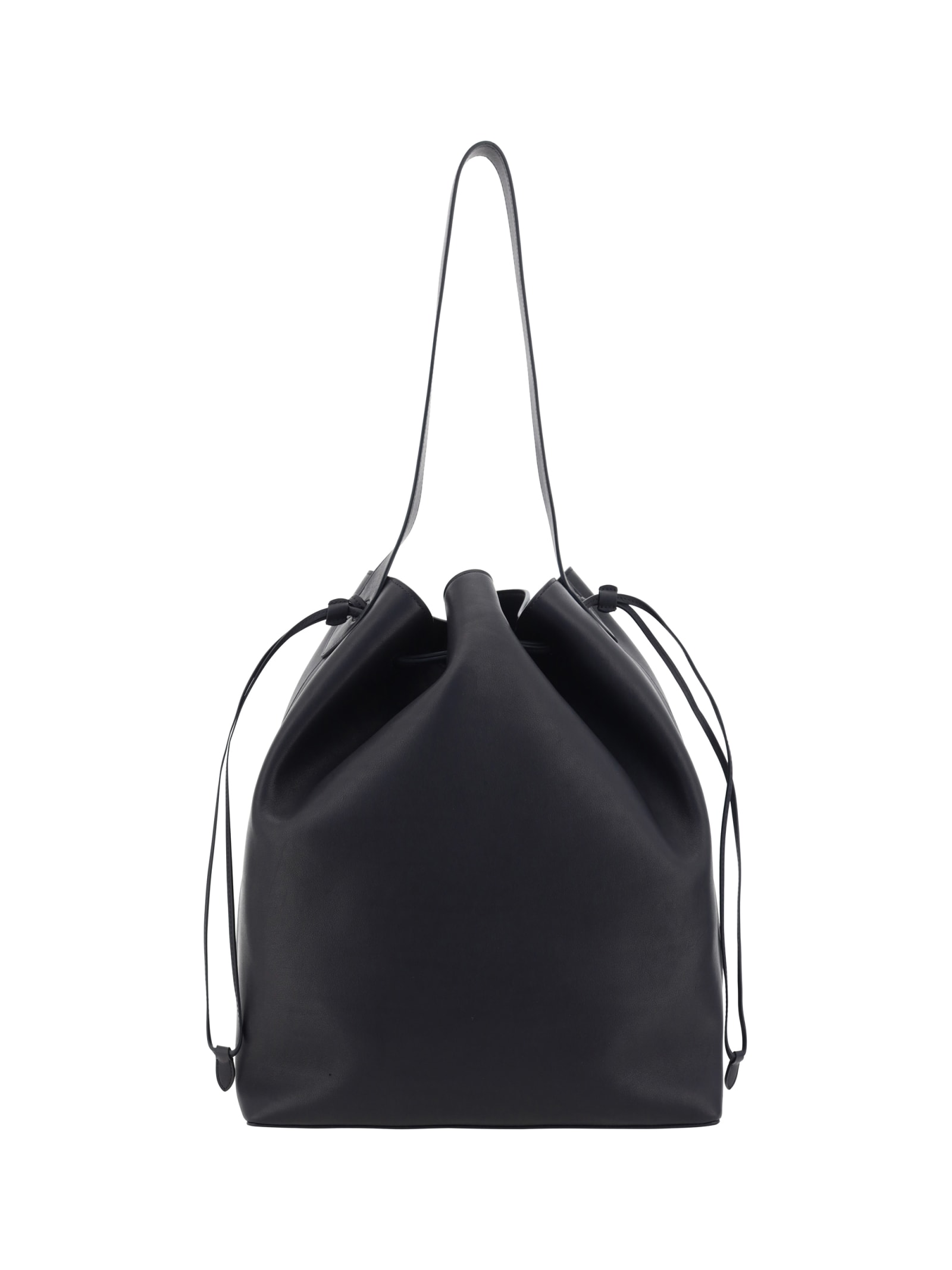 Shop The Row Belvedere Bucket Bag In Black Shg