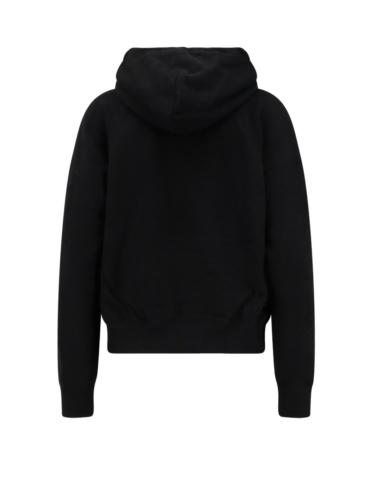 Polo Ralph Lauren Black Hoodie With Drawstring Hood And Pony Embroidery On The Front In Black