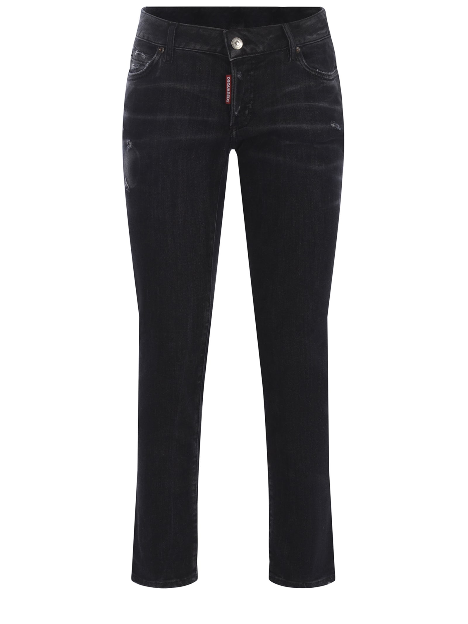 Dsquared2 Vaqueros Rectos - Denim In Denim Nero