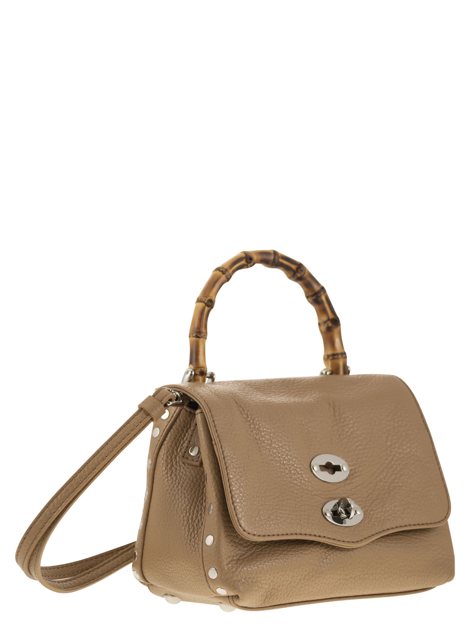 Shop Zanellato Postina - Daily Baby Bag With Bamboo Handle In Leather