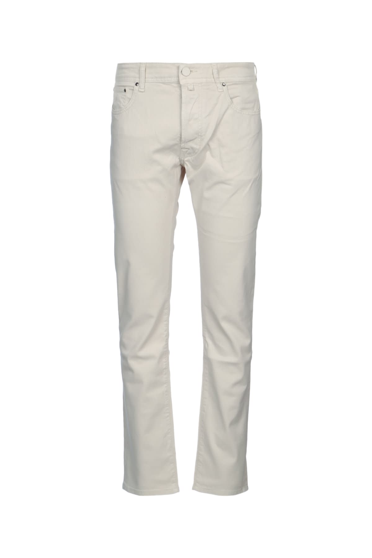 Jacob Cohen Slim Fit Bard 5 Pkt Trousers In White