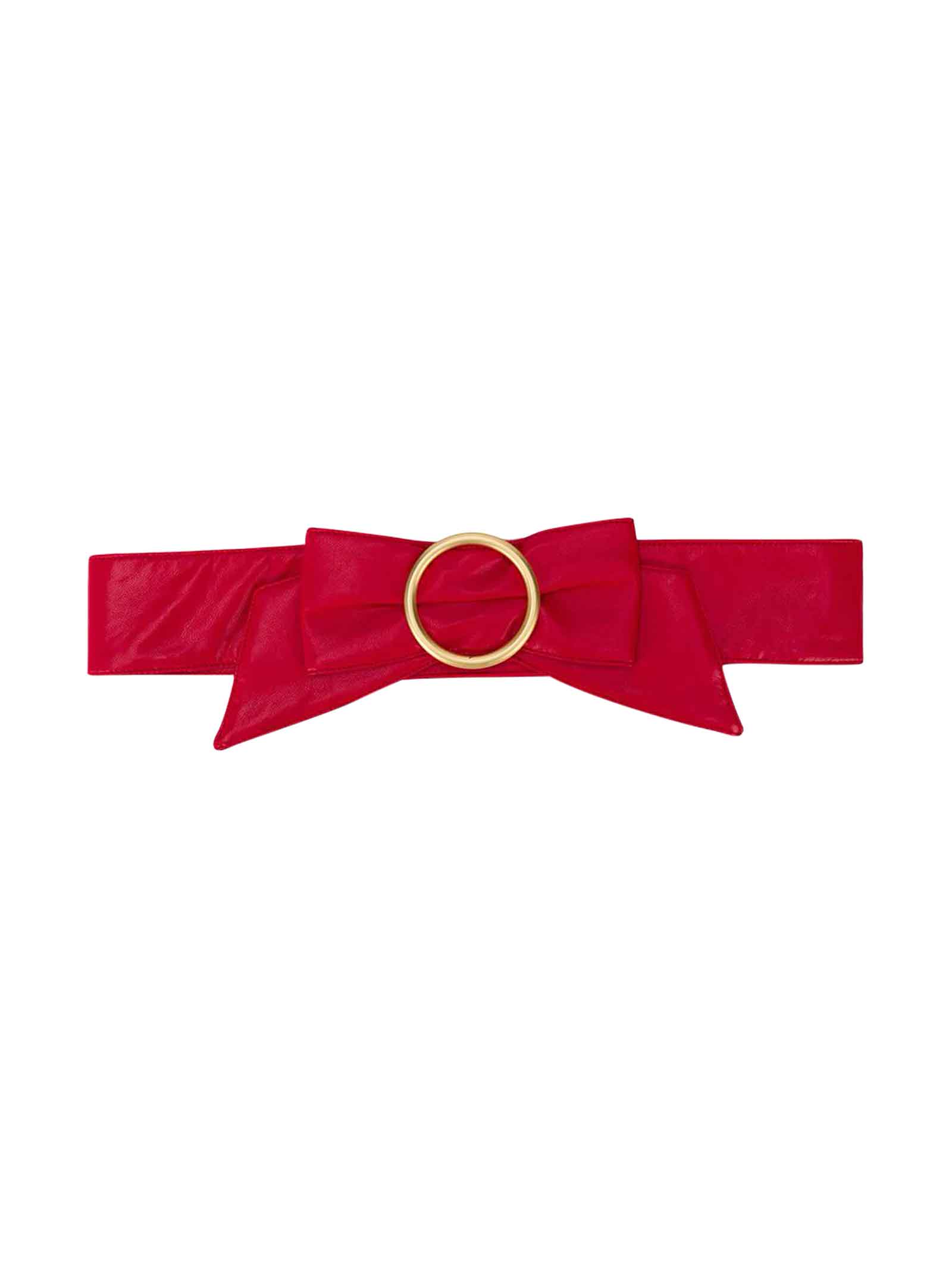 Philosophy di Lorenzo Serafini Kids Red Belt With Bow