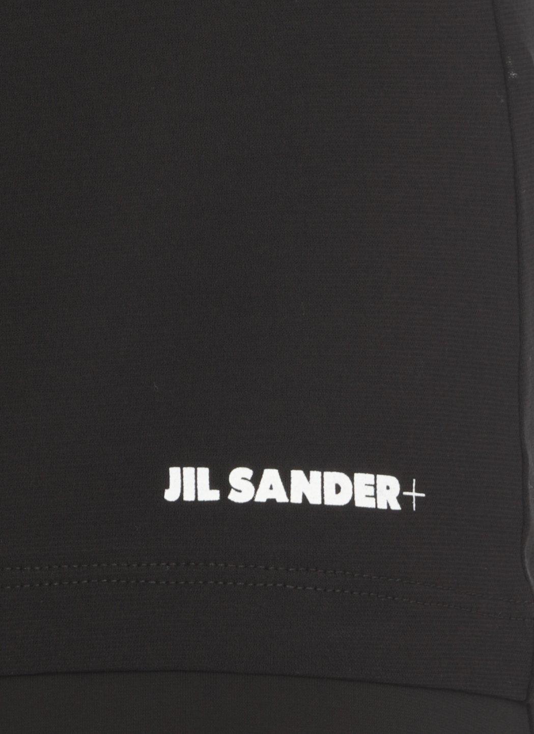 Shop Jil Sander + Crewneck Knitted Jumper In Nero