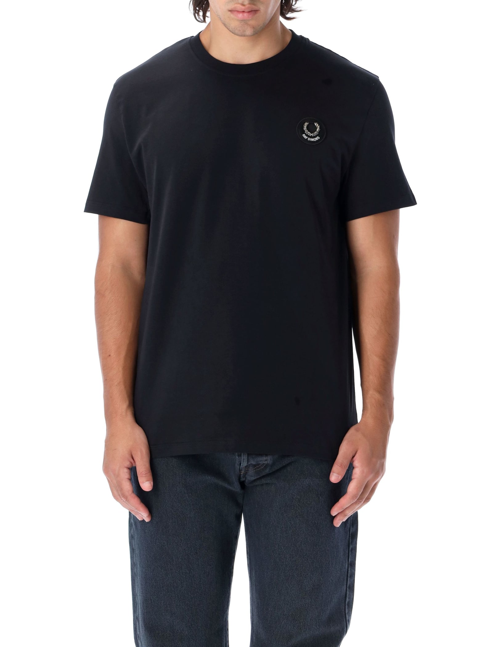 Fred Perry by Raf Simons Metal Laurel-wreath T-shirt