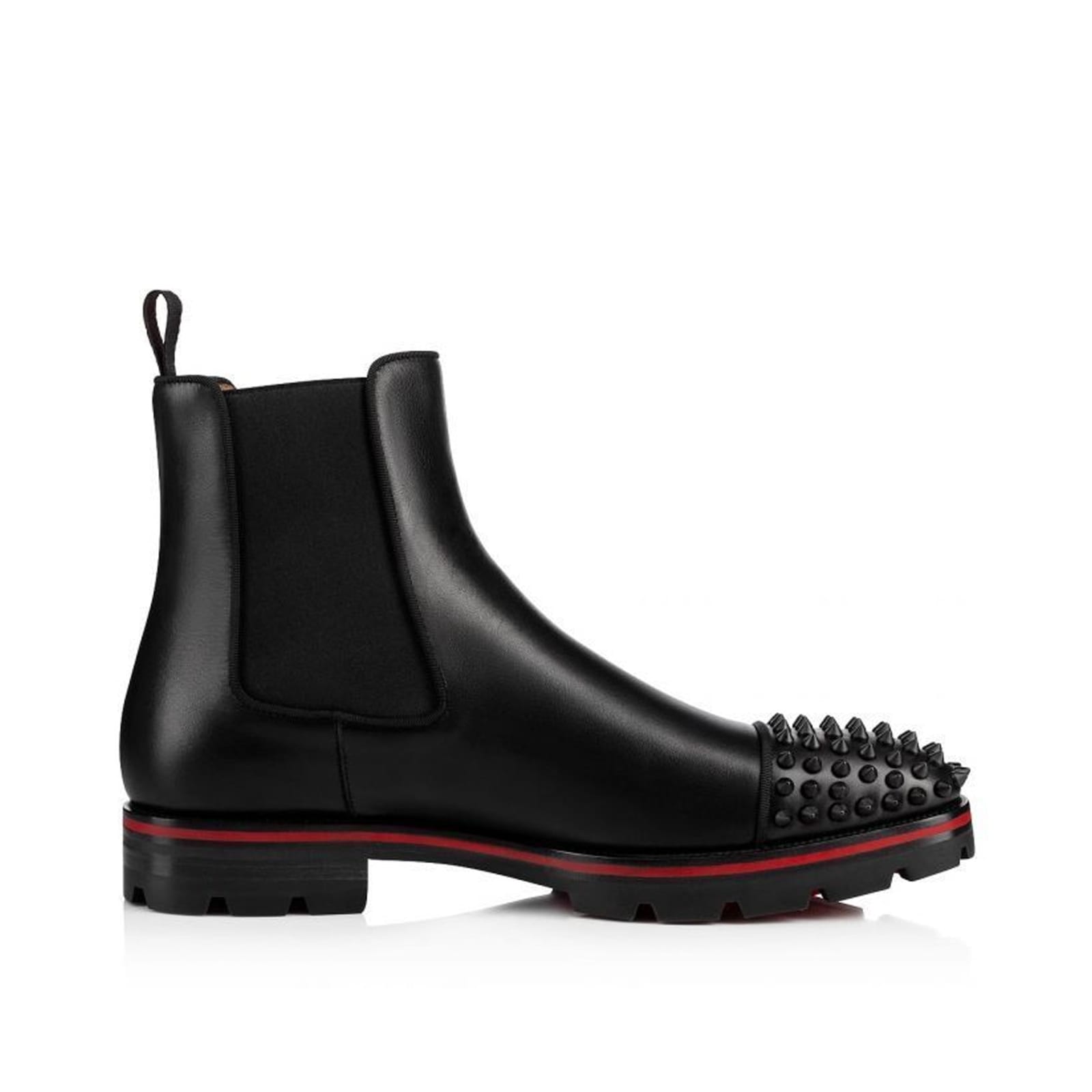 CHRISTIAN LOUBOUTIN LEATHER ANKLE BOOTS