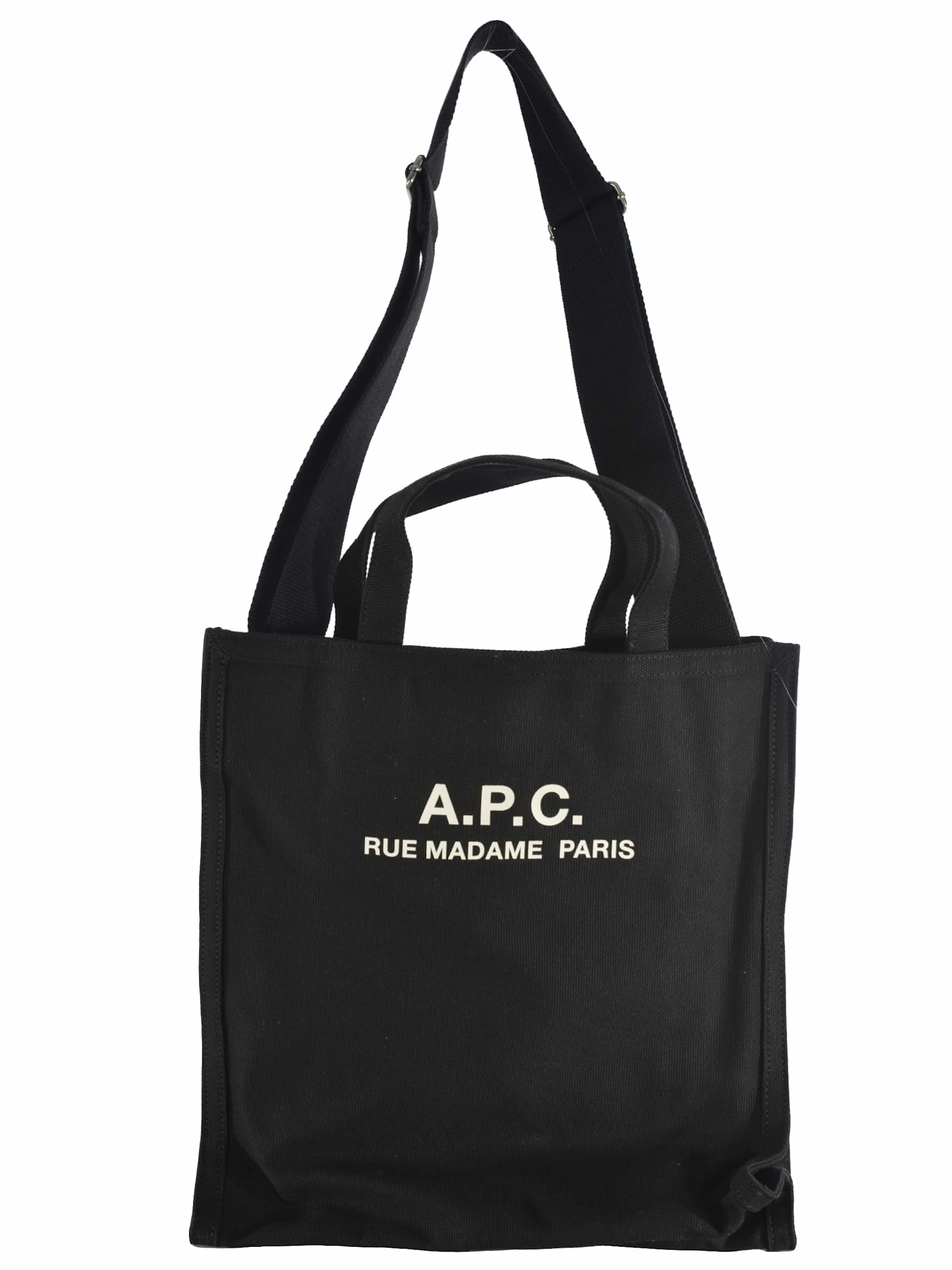 Shop Apc Bag A.p.c. Recupero Made Of Cotton Canvas In Black