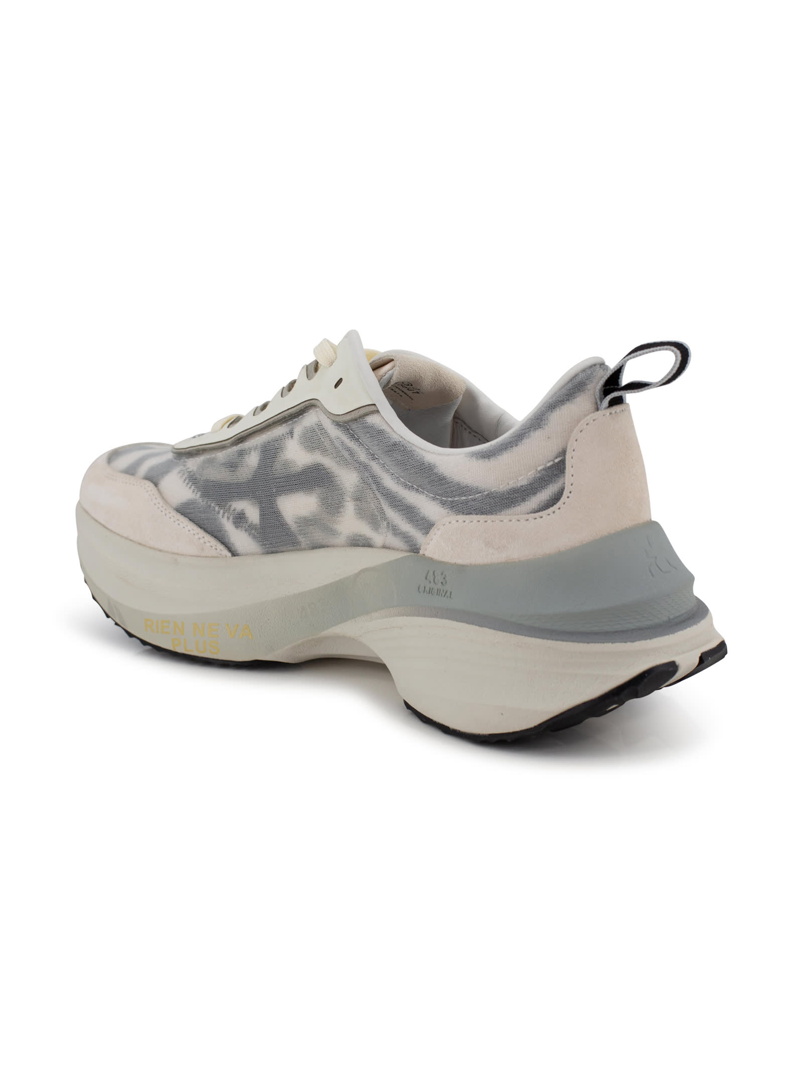 Premiata Hill Timeless Chunky Sneakers In Nude