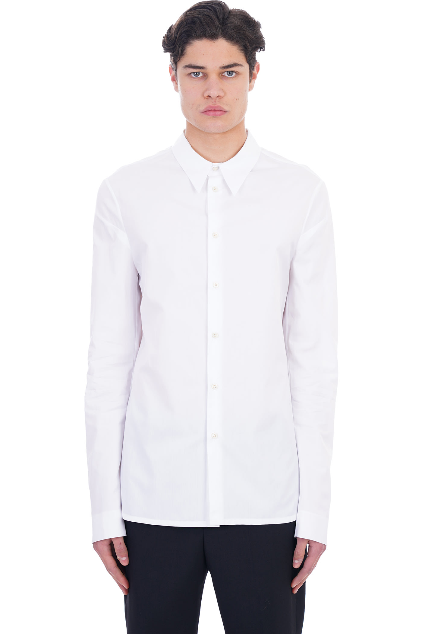 Sapio Shirt In White Cotton | ModeSens