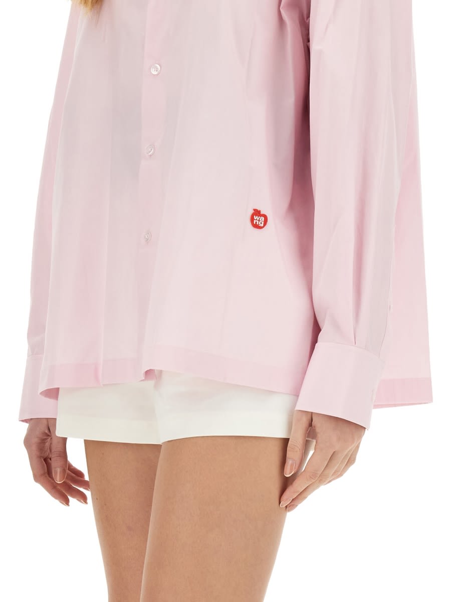 Shop Alexander Wang T Cotton Shirt In Pink