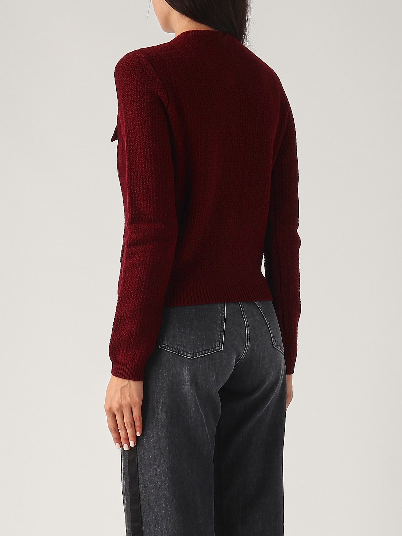 Shop Elisabetta Franchi Wool Sweater In Vino