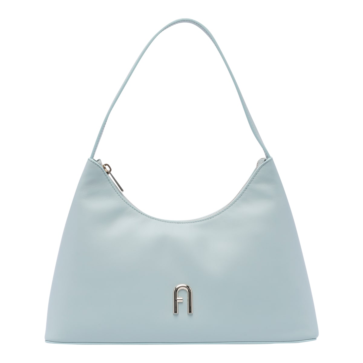 Shop Furla Small Diamante Shoulder Bag In Blue