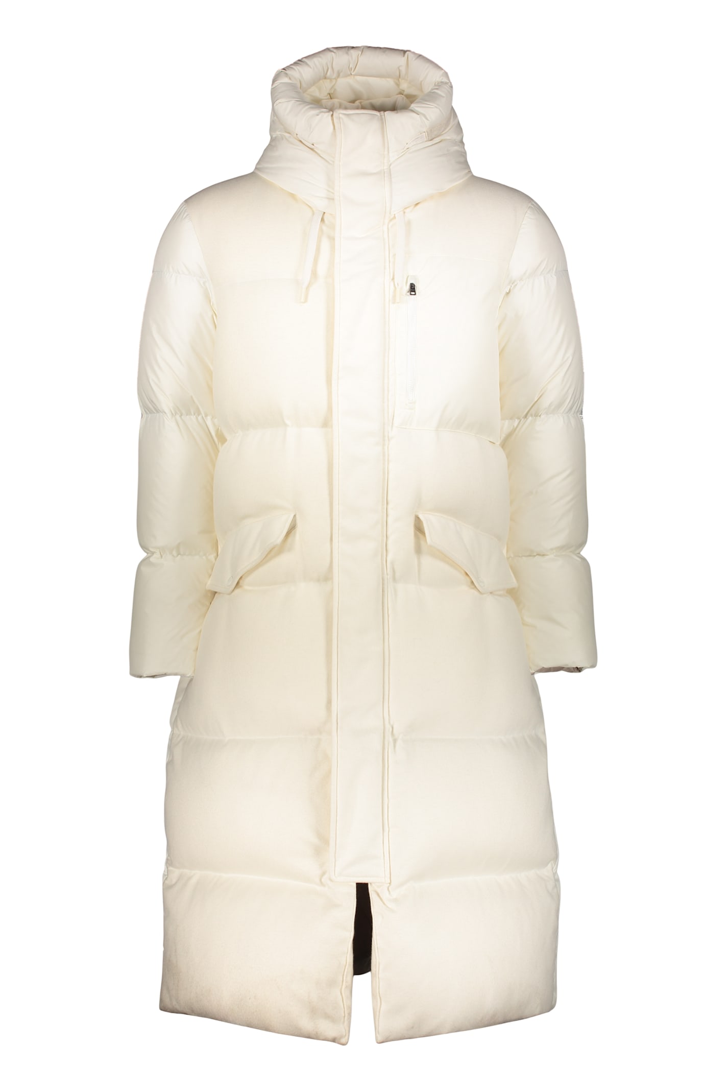 Herno Long-sleeved Down Jacket In White