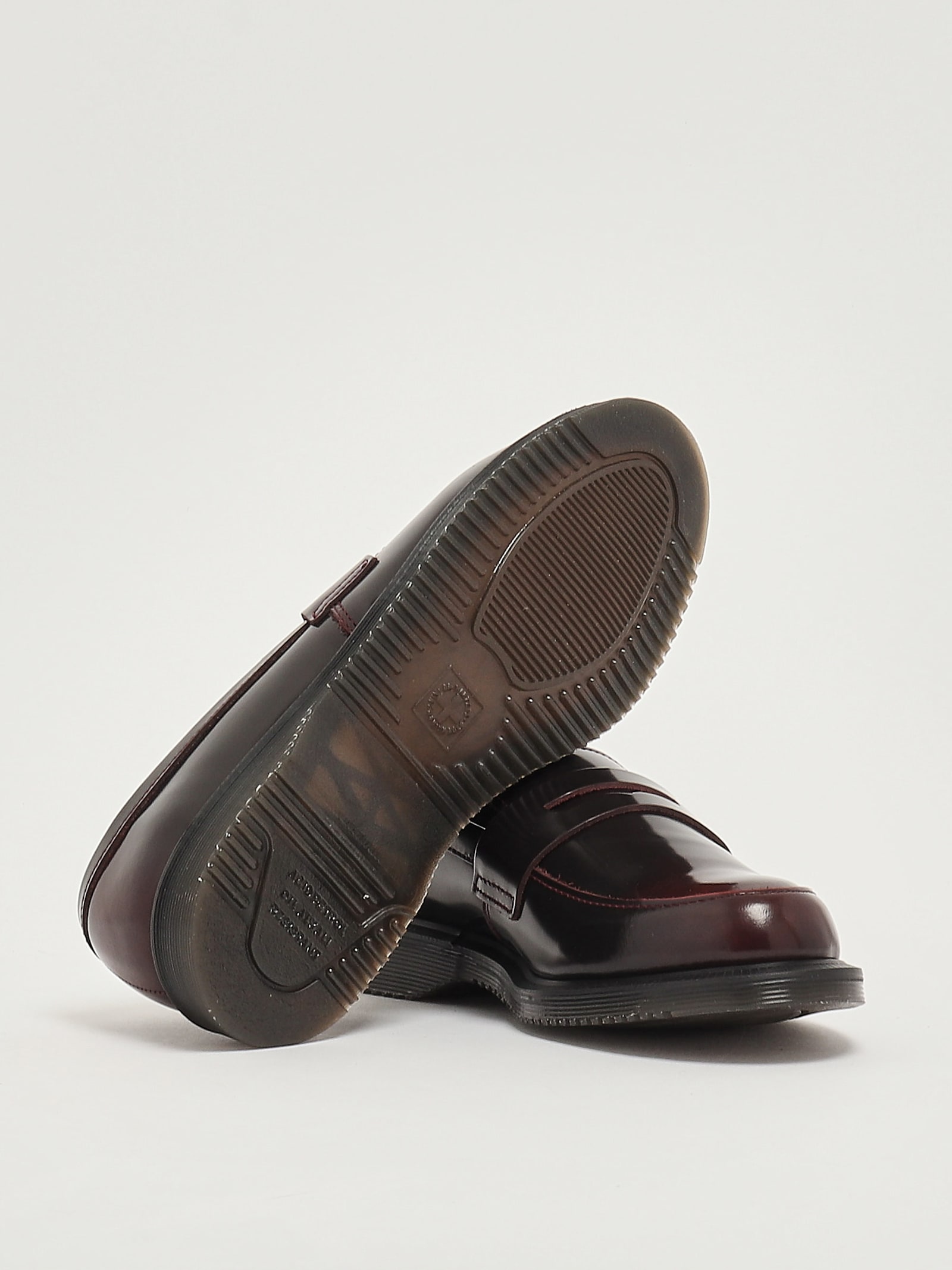 Dr. Martens Temara Arcadia Leather Loafers In Red