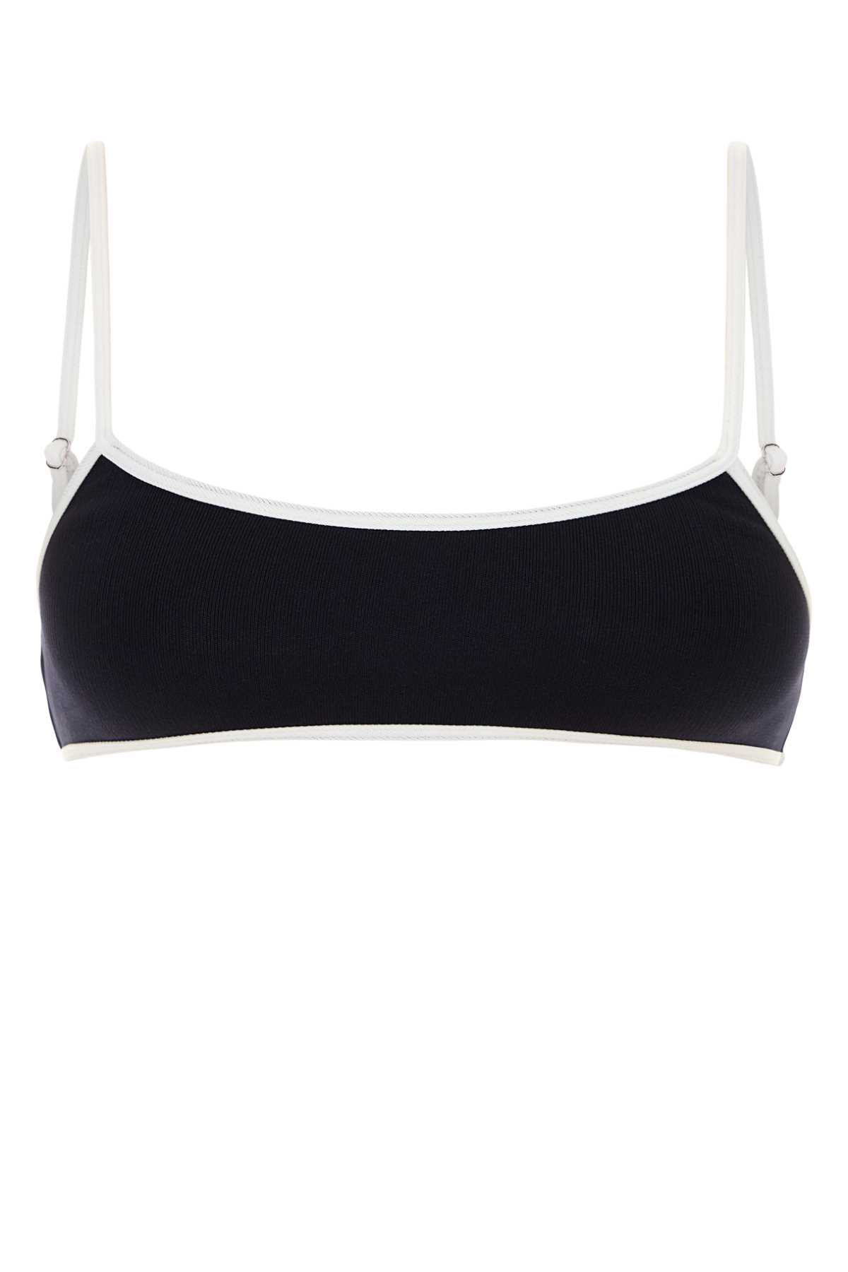 Midnight Blue Stretch Nylon Bikini Top