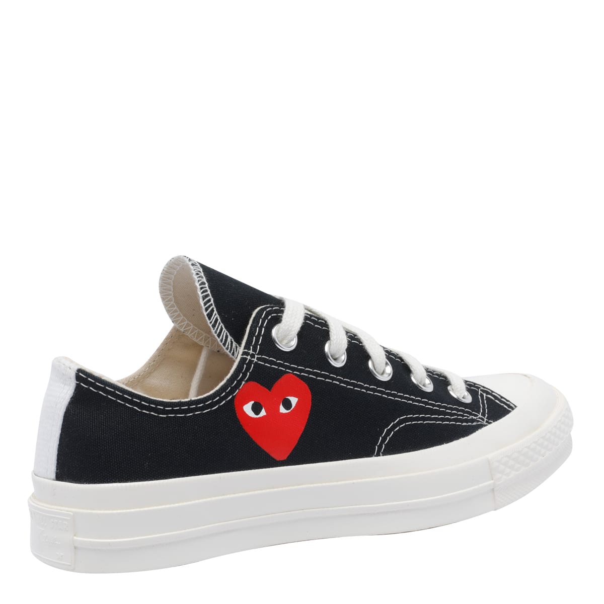 Comme Des Garçons Play Chuck Taylor Sneakers In Black