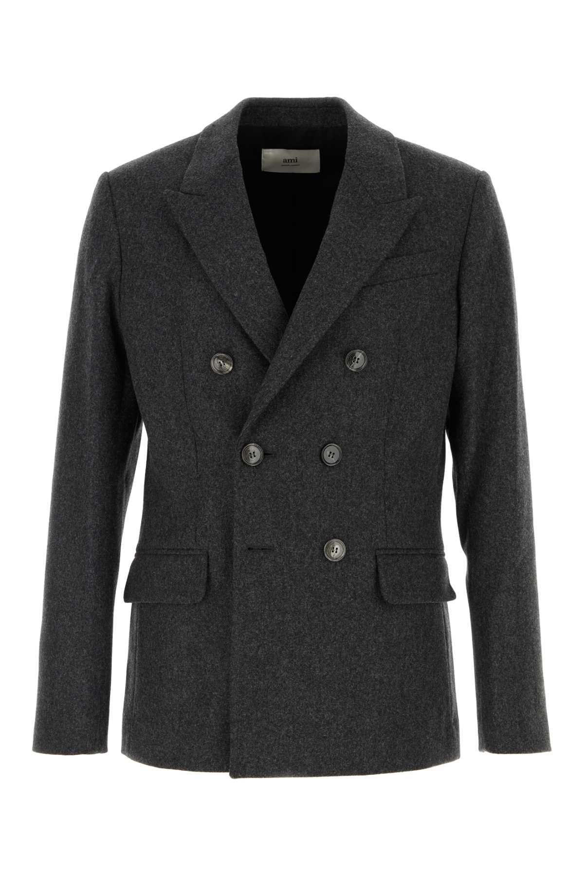 Dark Grey Wool Blazer