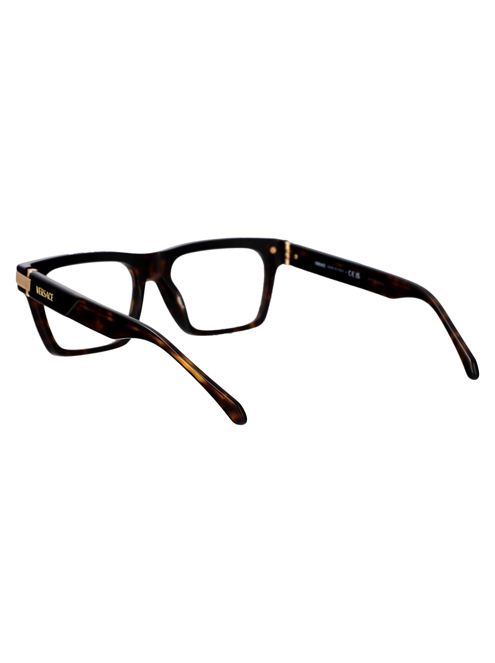 Shop Versace 0ve3354 Glasses In 5466 Top Black/havana