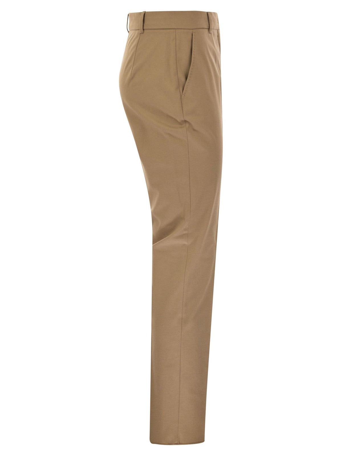 Shop Max Mara High Waist Straight Leg Trousers  Studio