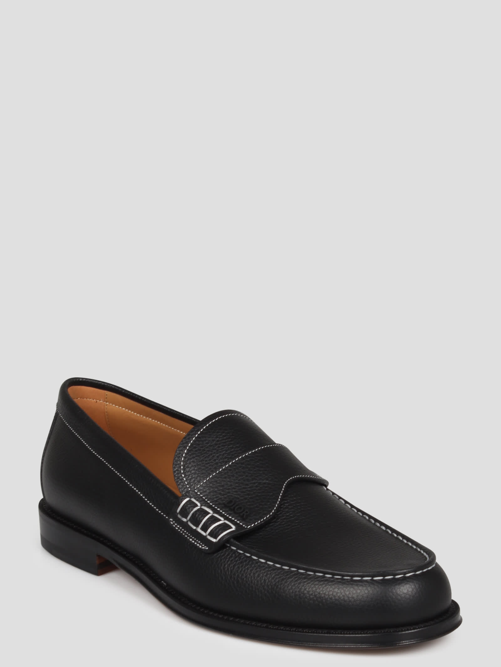 Shop Dior Granville Loafer In Black