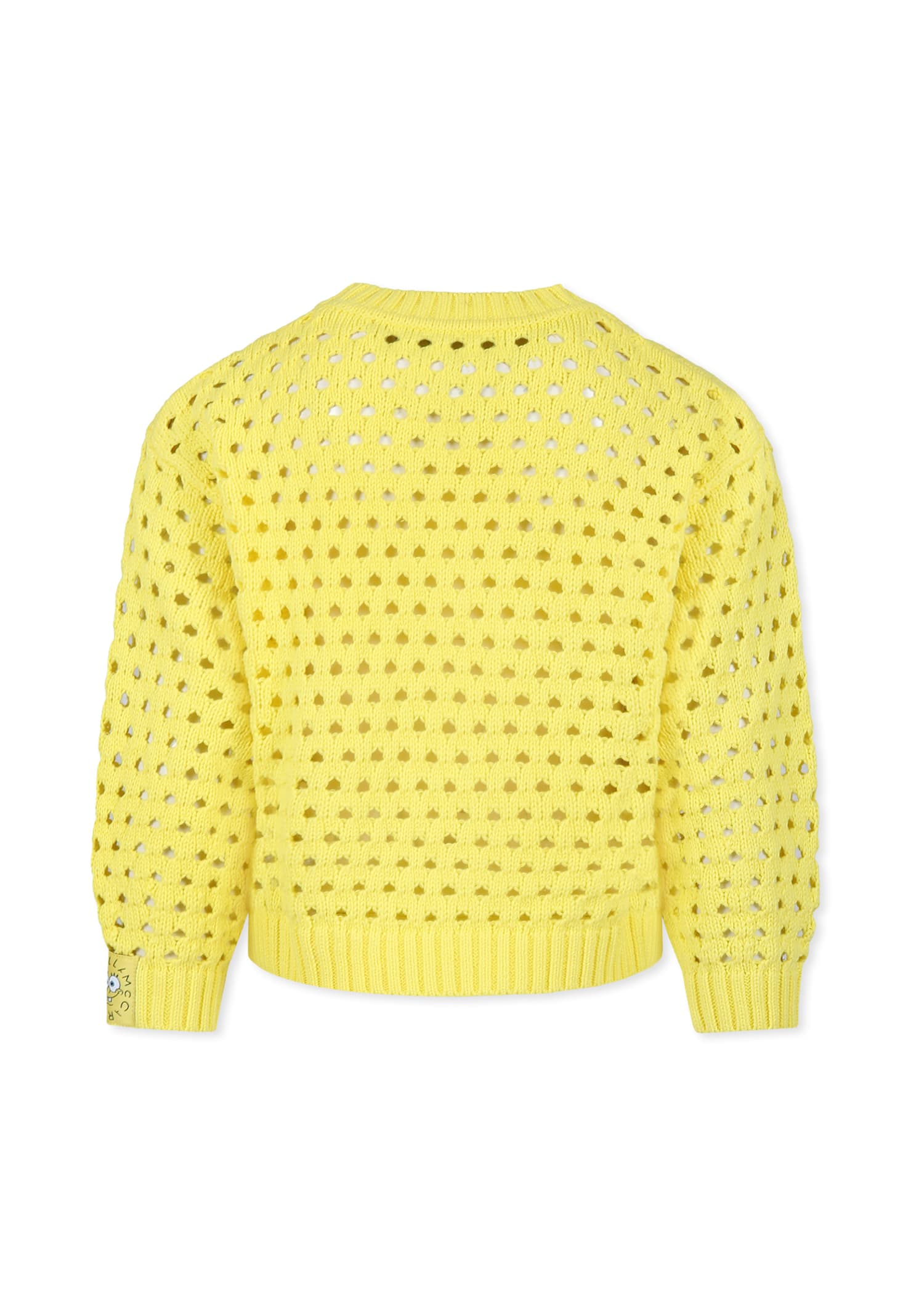 Stella Mccartney Yellow Sweater For Girl With Spongebob In Yellow