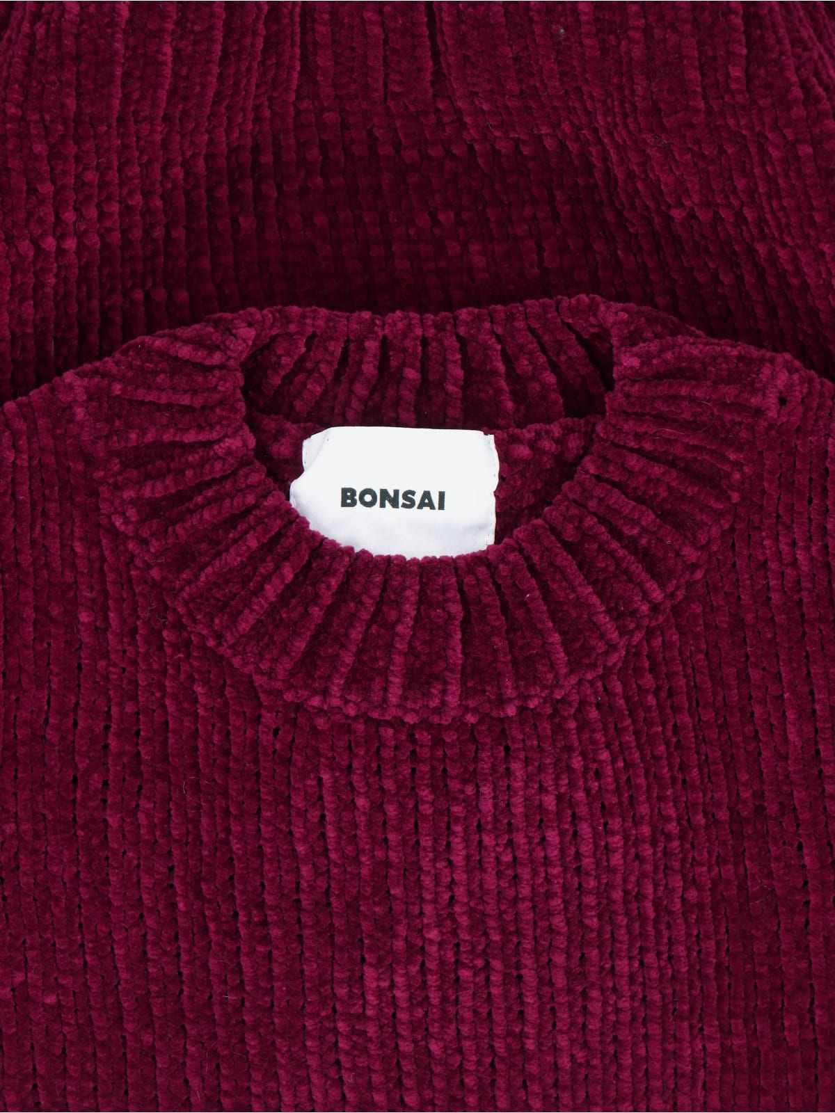 Bonsai Chenille Sweater In Pink