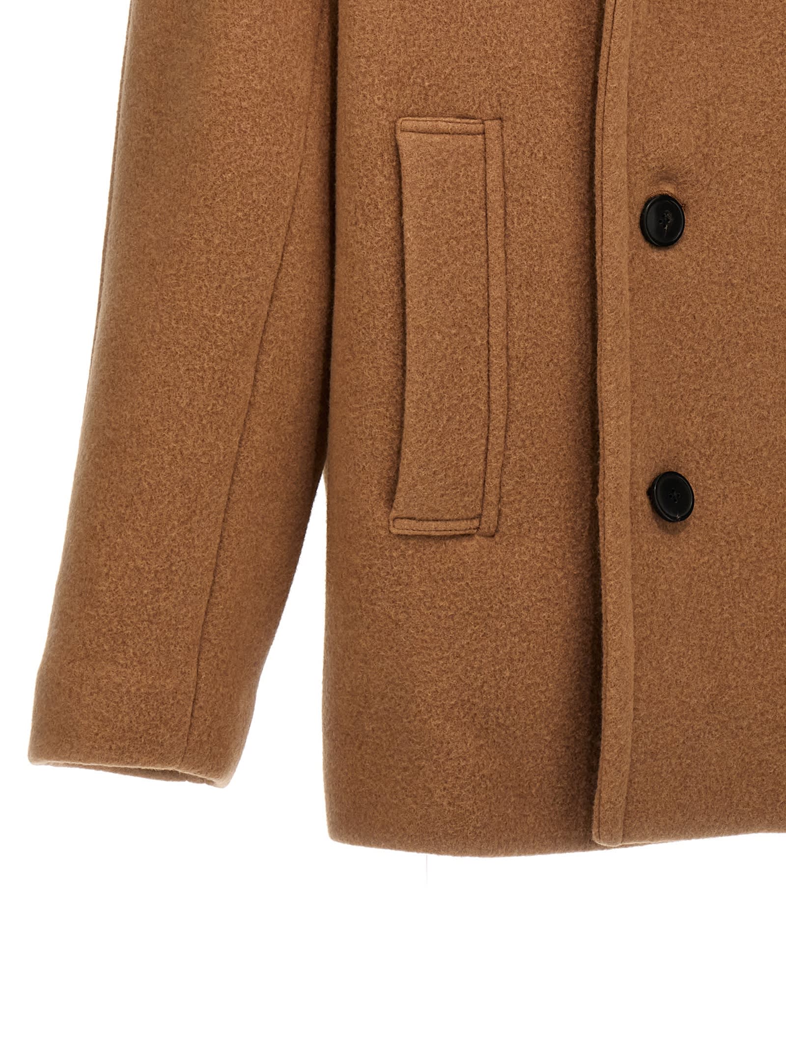 Shop Dries Van Noten Razel Coat In Beige