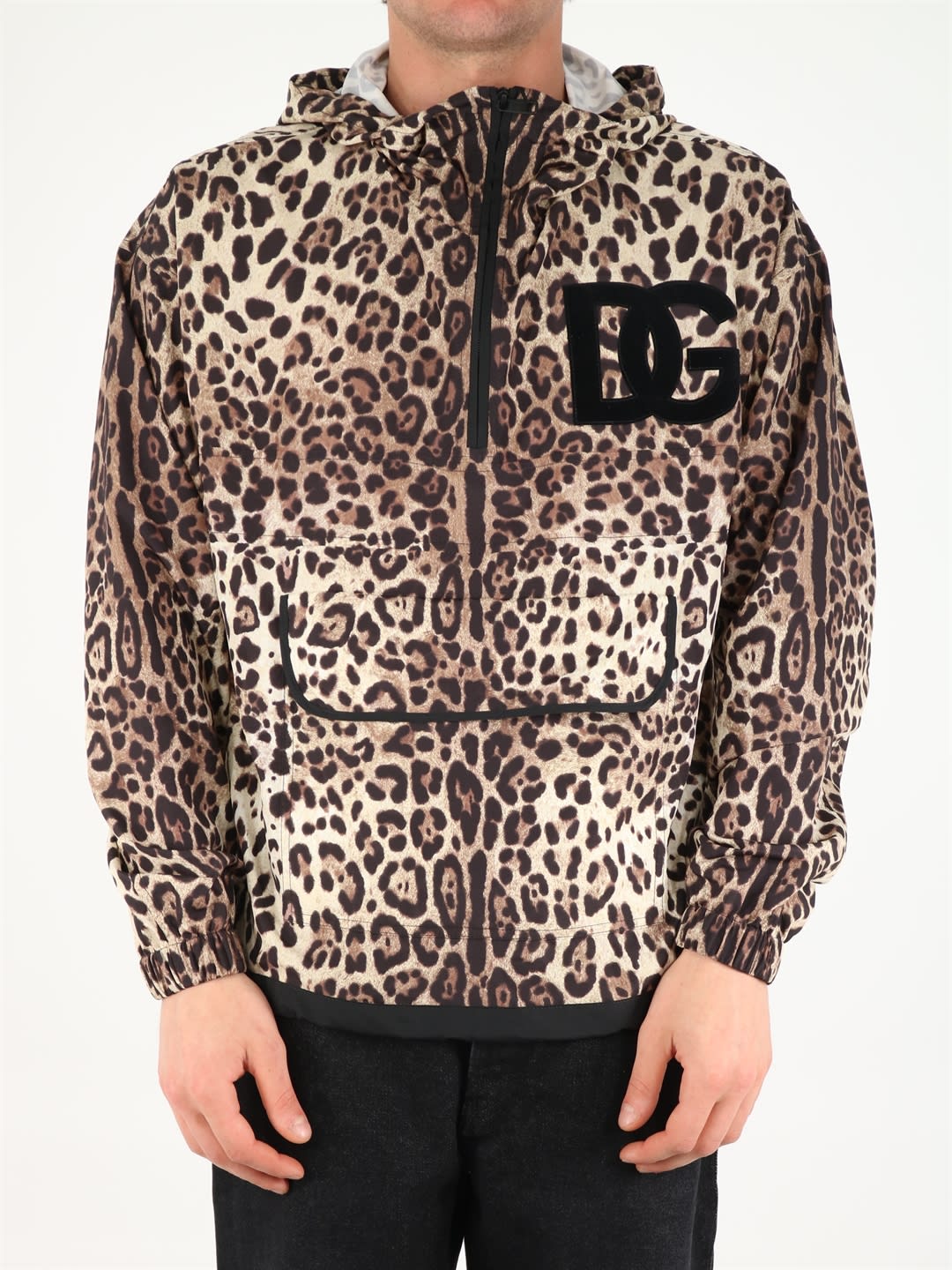 Dolce & Gabbana Leopard Printed Jacket
