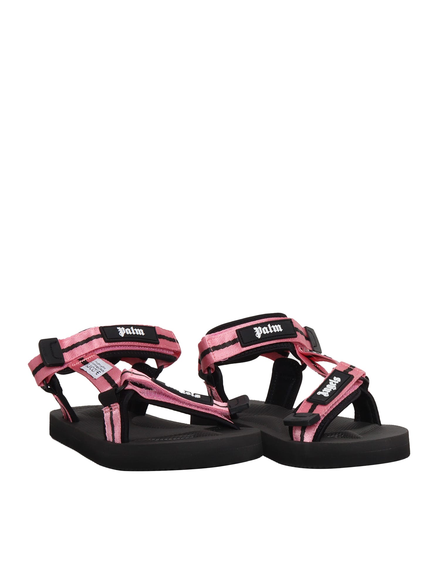 Shop Palm Angels Pink Sandals