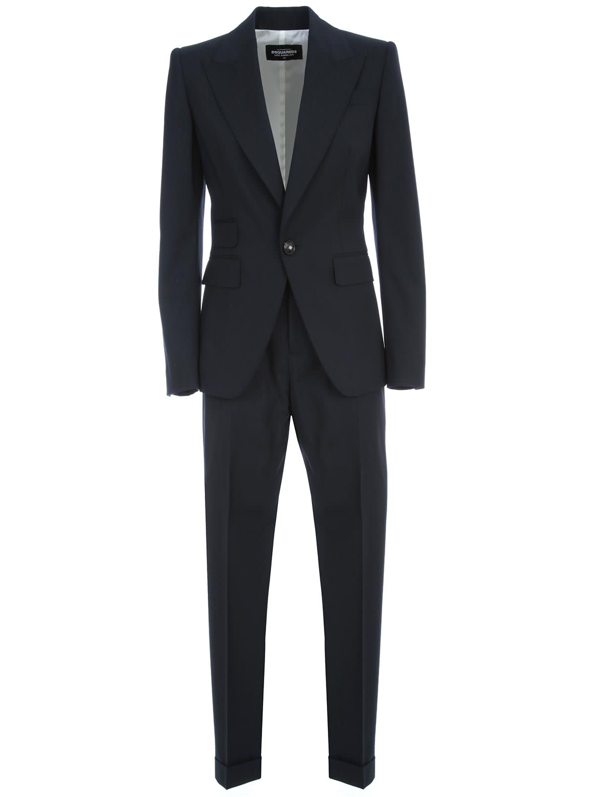 DSQUARED2 LOS ANGELES SUIT STRETCH WORSTED WOOL,11248310