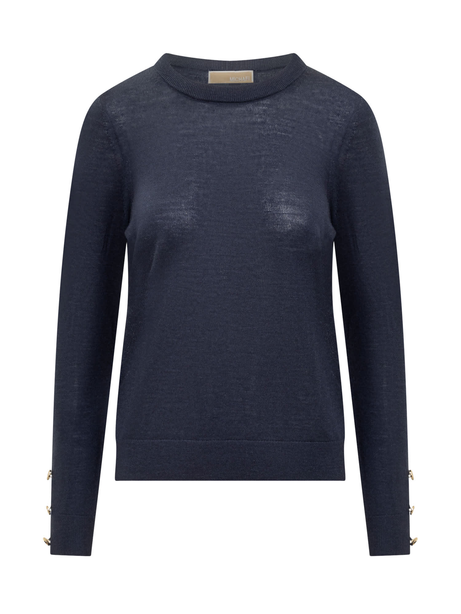 Merino Button Long Sleeve Sweater