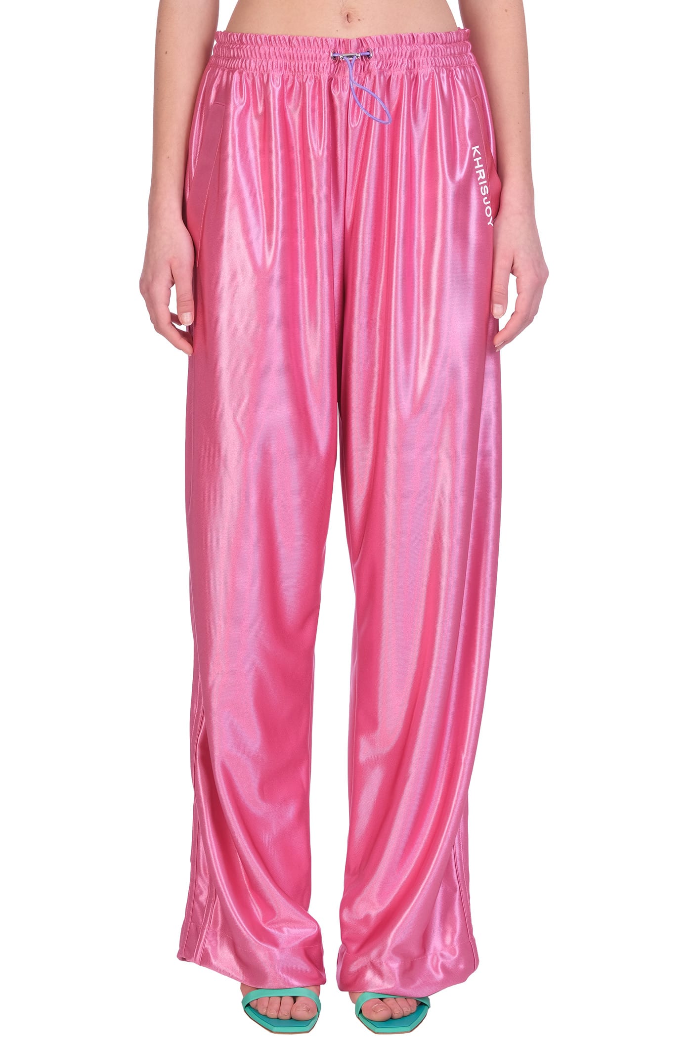 Khrisjoy Pants In Rose-pink Polyester