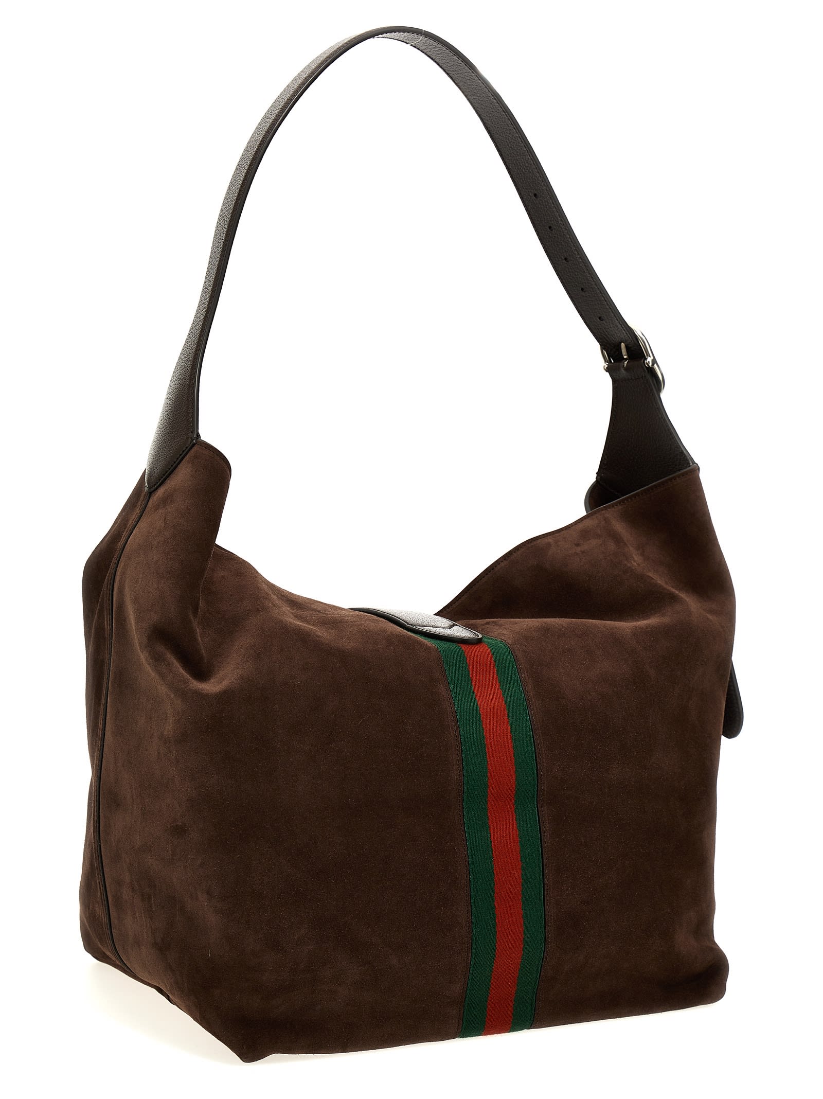 Shop Gucci Jackie 1961 Medium Shoulder Bag In Brown