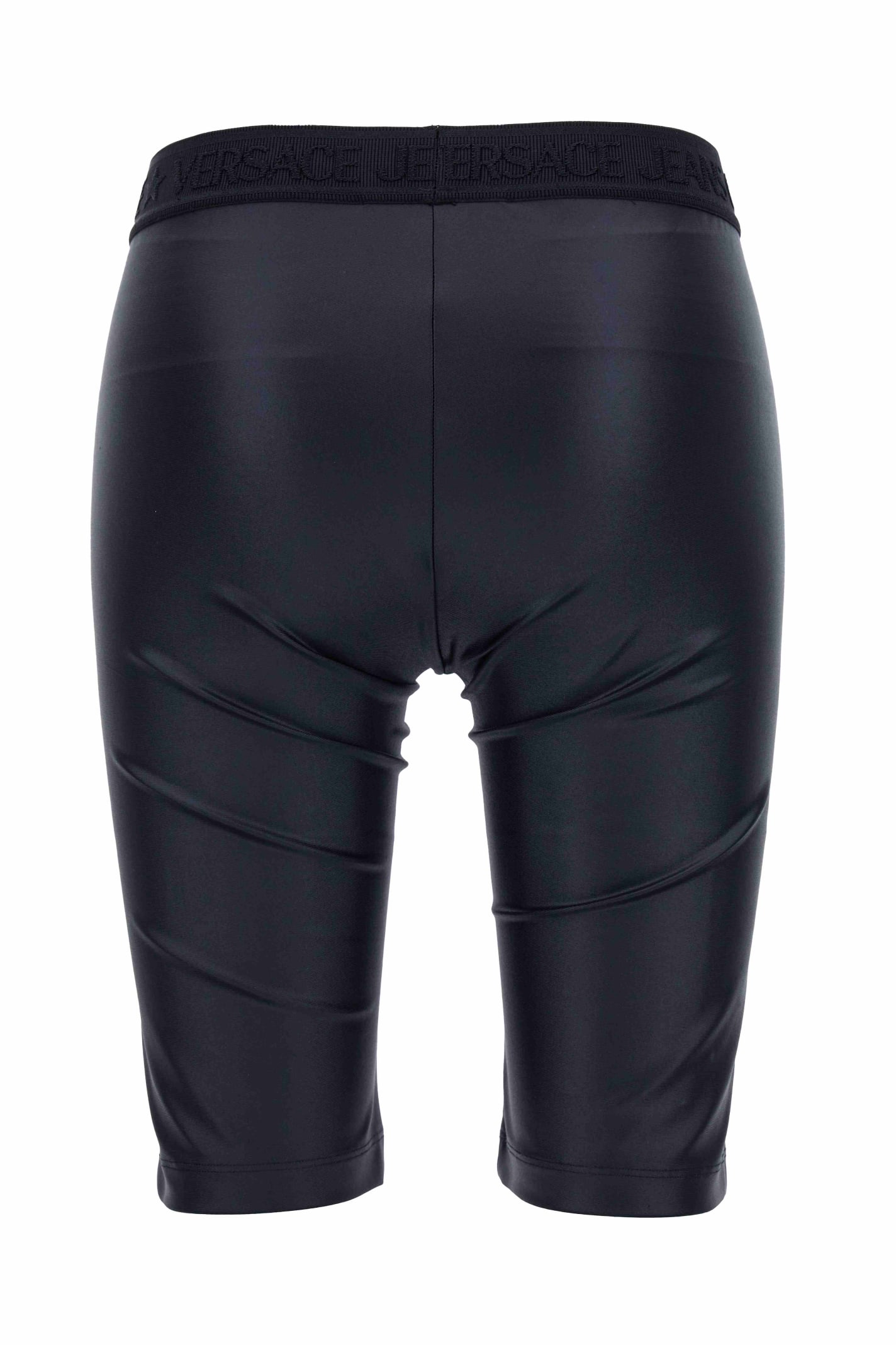 Shop Versace Jeans Couture Leggings In Black